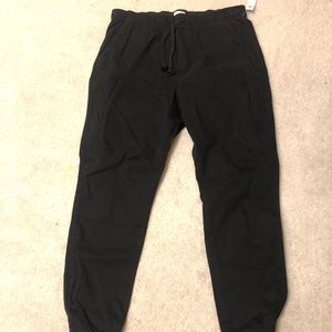 Old Navy Twill Joggers Black
